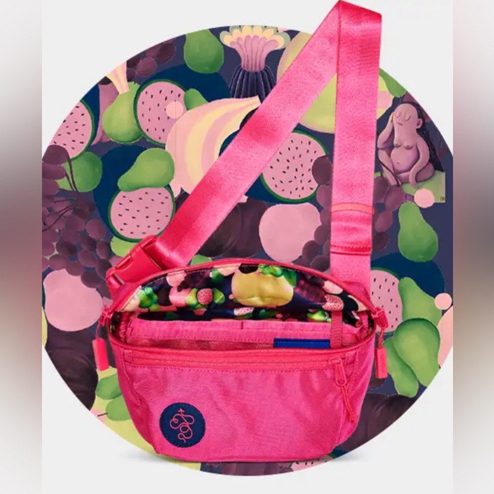 ISO Baboon to the Moon MOONDANCE BOUGAINVILLEA PINK fanny pack